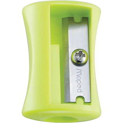 Maped Vivo Temperamatite in plastica con 1 foro - Lama in acciaio affilata e resistente - Colori assortiti