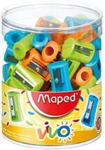 Maped Vivo Temperamatite in plastica con 1 foro - Lama in acciaio affilata e resistente - Colori assortiti - immagine 4