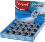 Maped Classic Temperamatite in metallo con lama in acciaio affilata e resistente - 1 foro - Espositore da 20 pezzi - immagine 2