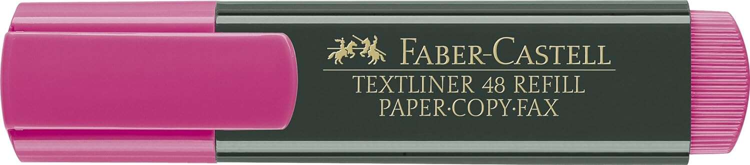 Faber-Castell Pennarello fluorescente Textliner 48 - Punta smussata - Tratto tra 1