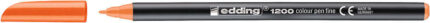 Edding 1200 Pennarello - Punta arrotondata - Tratto 1 mm - Inchiostro a base d'acqua - Colore arancione