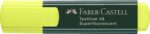 Faber-Castell Pennarello fluorescente Textliner 48 - Punta smussata - Tratto tra 1,2 mm e 5 mm - Inchiostro a base d'acqua - Colore giallo - immagine 3