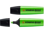 Stabilo Boss 70 Pennarello fluorescente - Tratto da 2 a 5 mm - Ricaricabile - Inchiostro a base d'acqua - Colore verde fluorescente - immagine 2