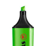 Stabilo Boss 70 Pennarello fluorescente - Tratto da 2 a 5 mm - Ricaricabile - Inchiostro a base d'acqua - Colore verde fluorescente - immagine 3