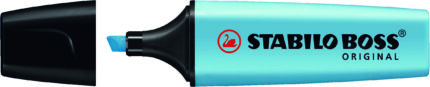 Stabilo Boss 70 Pennarello fluorescente - Tratto tra 2 e 5 mm - Ricaricabile - Inchiostro a base d'acqua - Colore blu fluorescente