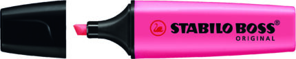 Stabilo Boss 70 Pennarello fluorescente - Tratto da 2 a 5 mm - Ricaricabile - Inchiostro a base d'acqua - Colore rosa fluorescente