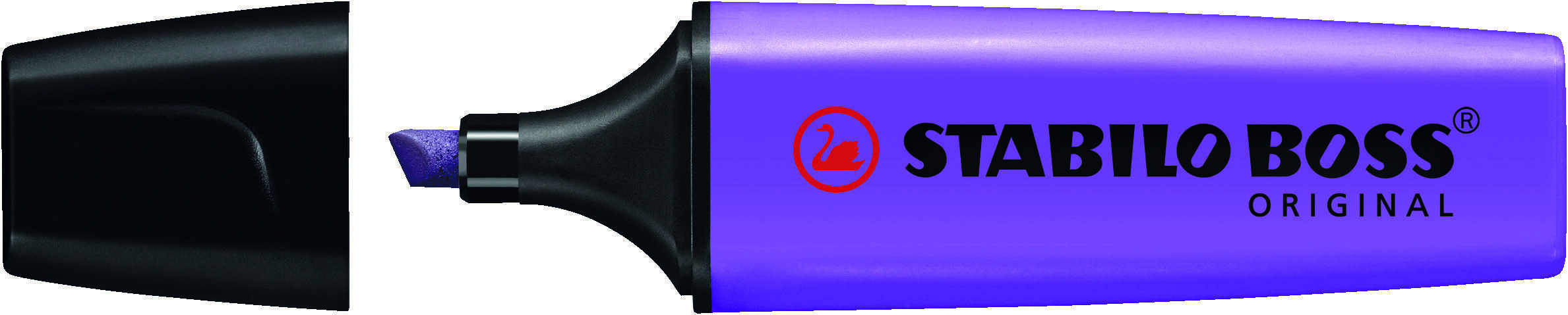 Stabilo Boss 70 Pennarello fluorescente - Tratto da 2 a 5 mm - Ricaricabile - Inchiostro a base d'acqua - Colore viola fluorescente