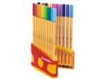 Stabilo Point 88 Confezione da 20 pennarelli a punta fine in fibra - Tratto da 0,4 mm - Inchiostro a base d'acqua - Adatto per righelli e modelli - Colori assortiti - immagine 3