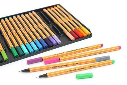 4 mm - Inchiostro a base d'acqua - Colori assortiti