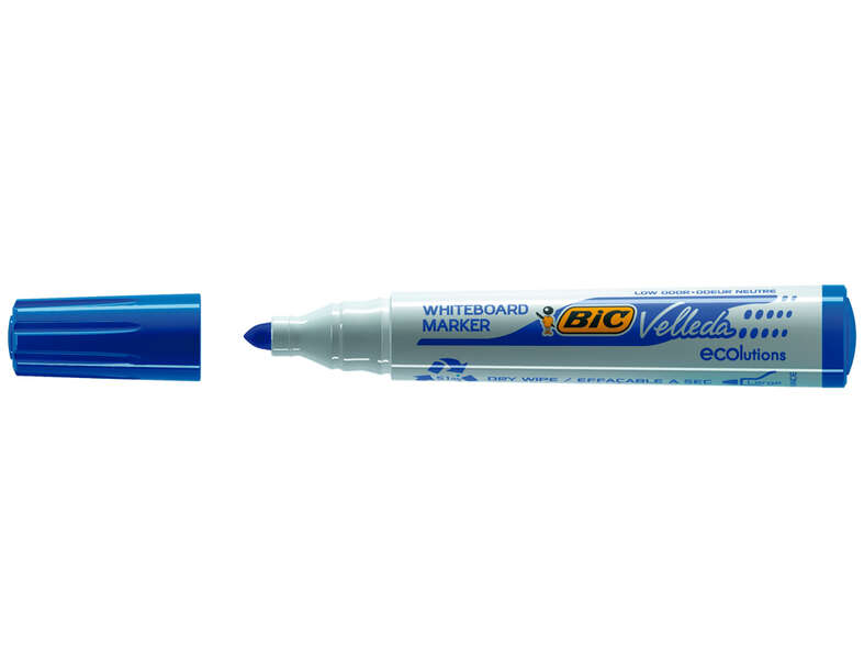 Bic Velleda 1701 ECOlutions Pennarelli per lavagna - Punta arrotondata - Tratto da 1