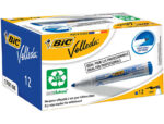 Bic Velleda 1701 ECOlutions Pennarelli per lavagna - Punta arrotondata - Tratto da 1,5 mm - Inchiostro a base alcolica - Ecologico - Cancellazione ottimale - Colore blu - immagine 5