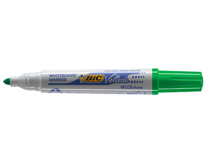 Bic Velleda 1701 ECOlutions Pennarelli per lavagna - Punta tonda - Tratto da 1