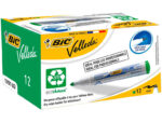 Bic Velleda 1701 ECOlutions Pennarelli per lavagna - Punta tonda - Tratto da 1,5 mm - Inchiostro a base alcolica - Ecologico - Cancellazione ottimale - Colore verde - immagine 5