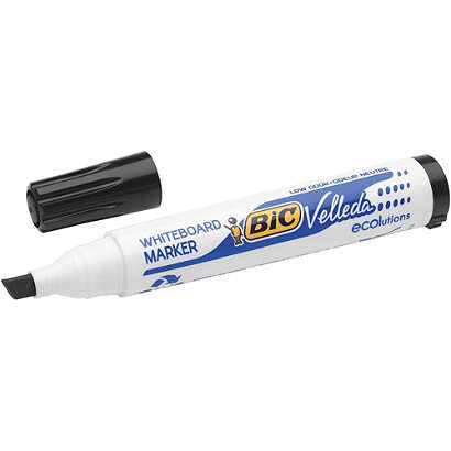Bic Velleda 1751 ECOlutions Pennarelli per lavagna - Punta smussata - Tratto tra 3 mm e 5