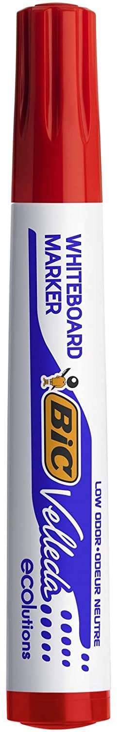 Bic Velleda 1751 ECOlutions Pennarelli per lavagna - Punta smussata - Tratto tra 3 mm e 5