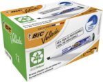 Bic Velleda 1751 ECOlutions Pennarelli per lavagna - Punta smussata - Tratto tra 3 mm e 5,5 mm - Inchiostro a base alcolica - Ecologico - Cancellazione ottimale - Colore verde - immagine 3
