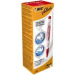 Bic Velleda Liquid Ink Pennarello per lavagna - Punta media - Tratto 2,3 mm - Inchiostro liquido a base alcolica - Colore rosso - immagine 3