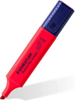 Staedtler Textsurfer Classic 364 Evidenziatore fluorescente - Punta smussata - Tratto da 1 a 5 mm - Inchiostro a base d'acqua - Colore rosso
