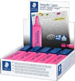 Staedtler Textsurfer Classic 364 Evidenziatore fluorescente - Punta smussata - Tratto da 1 a 5 mm - Inchiostro a base d'acqua - Colore rosa - immagine 3