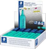 Staedtler Textsurfer Classic 364 Pennarello fluorescente - Punta smussata - Tratto da 1 a 5 mm - Inchiostro a base d'acqua - Colore turchese - immagine 3