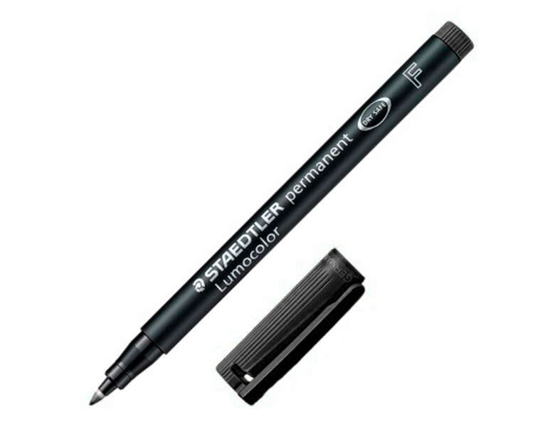 Staedtler Lumocolor 318 Pennarello permanente - Punta fine rotonda - Tratto 0