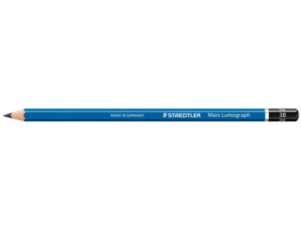 Staedtler Mars Lumograph 100 Matita a grafite esagonale - Minuta 3B ultra resistente da 2