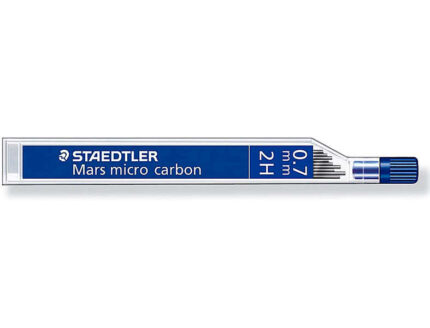 Staedtler Mars Micro Carbon 250 Tubo da 12 mine di grafite - Durezza 2H - Tratto 0