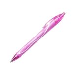 Bic Gel-Ocity Quick Dry Penna a scatto - Punta media da 0,7 mm - Inchiostro gel - Asciugatura ultra rapida - Non macchia la carta - Colore rosa - immagine 3