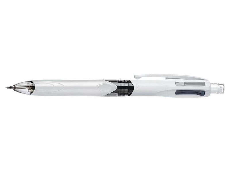 Bic 4 Colours 3+1 Penna a sfera e portamine retrattile - Punta media da 1 mm - Miniera HB 0