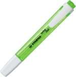 Stabilo Swing Cool Pennarello fluorescente - Corpo piatto - Punta smussata - Tratto tra 1 e 4 mm - Inchiostro a base d'acqua - Antisecante - Colore verde - immagine 2