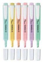 Stabilo Swing Cool Pastel Confezione da 6 pennarelli fluorescenti - Corpo piatto - Punta smussata - Tratto tra 1 e 4 mm - Inchiostro a base d'acqua - Colori assortiti - immagine 2
