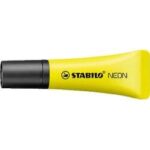 Stabilo Neon 72 Pennarello fluorescente - Tratto da 2 a 5 mm - Inchiostro a base d'acqua - Corpo a forma di tubo - Colore giallo