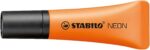 Stabilo Neon 72 Pennarello fluorescente - Tratto da 2 a 5 mm - Inchiostro a base d'acqua - Corpo a forma di tubo - Colore arancione