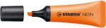 Stabilo Neon 72 Pennarello fluorescente - Tratto da 2 a 5 mm - Inchiostro a base d'acqua - Corpo a forma di tubo - Colore arancione - immagine 2