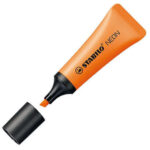 Stabilo Neon 72 Pennarello fluorescente - Tratto da 2 a 5 mm - Inchiostro a base d'acqua - Corpo a forma di tubo - Colore arancione - immagine 3