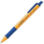 Stabilo Pointball Penna a sfera retrattile - Punta da 1 mm - Inchiostro a base di olio - Ricaricabile - 79% di plastica riciclata - Impugnatura antiscivolo - Colore blu - immagine 2