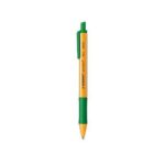 Stabilo Pointball Penna a sfera a scatto - Punta da 1 mm - Inchiostro a base di olio - Ricaricabile - 79% di plastica riciclata - Impugnatura antiscivolo - Colore verde - immagine 2