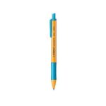 Stabilo Pointball Penna a sfera retrattile - Punta da 1 mm - Inchiostro a base di olio - Ricaricabile - 79% di plastica riciclata - Impugnatura antiscivolo - Colore turchese - immagine 2