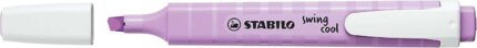 Stabilo Swing Cool Pastel Pennarello fluorescente - Corpo piatto - Punta smussata - Tratto tra 1 e 4 mm - Inchiostro a base d'acqua - Colore Brisa Violeta