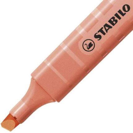 Stabilo Swing Cool Pastel Pennarello fluorescente - Corpo piatto - Punta smussata - Tratto tra 1 e 4 mm - Inchiostro a base d'acqua - Colore Coral Meloso
