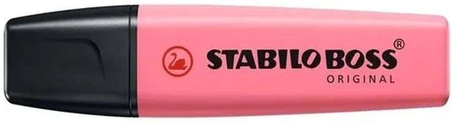 Stabilo Boss 70 Pastello Pennarello fluorescente - Tratto da 2 a 5 mm - Ricaricabile - Inchiostro a base d'acqua - Colore Rosa ciliegio in fiore Stabilo Boss 70 Pastello Pennarello fluorescente - Tratto da 2 a 5 mm - Ricaricabile - Inchiostro a base d'acqua - Colore Rosa ciliegio in fiore