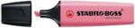 Stabilo Boss 70 Pastello Pennarello fluorescente - Tratto da 2 a 5 mm - Ricaricabile - Inchiostro a base d'acqua - Colore Rosa ciliegio in fiore - immagine 2