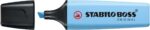 Stabilo Boss 70 Pastel Pennarello fluorescente - Tratto da 2 a 5 mm - Ricaricabile - Inchiostro a base d'acqua - Colore blu ventoso - immagine 2