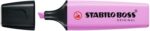 Stabilo Boss 70 Pastel Pennarello fluorescente - Tratto tra 2 e 5 mm - Ricaricabile - Inchiostro a base d'acqua - Colore Fucsia ghiacciato - immagine 2