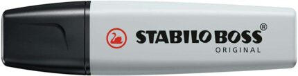 Stabilo Boss 70 Pastello Pennarello fluorescente - Tratto tra 2 e 5 mm - Ricaricabile - Inchiostro a base d'acqua - Colore Grigio Polveroso