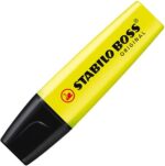 Stabilo Boss 70 Confezione da 4 pennarelli fluorescenti - Tratto tra 2 e 5 mm - Ricaricabile - Inchiostro a base d'acqua - Colore giallo fluorescente - immagine 2