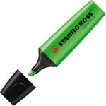 Stabilo Boss 70 Confezione da 4 pennarelli fluorescenti - Tratto da 2 a 5 mm - Ricaricabile - Inchiostro a base d'acqua - Colore verde - immagine 3