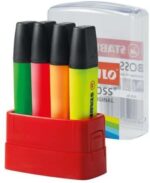 Set da scrivania Stabilo Boss 70 Parade con 4 evidenziatori fluorescenti - Larghezza tratto da 2 a 5 mm - Ricaricabile - Inchiostro a base d'acqua - Colori assortiti - immagine 2