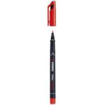 Stabilo OHPen Pennarello permanente - Punta superfine - Tratto da 0,4 mm - Impugnatura antiscivolo - Tappo ventilato - Colore rosso - immagine 3