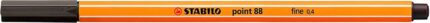 Stabilo Point 88 Pennarello a punta fine in fibra - Tratto da 0